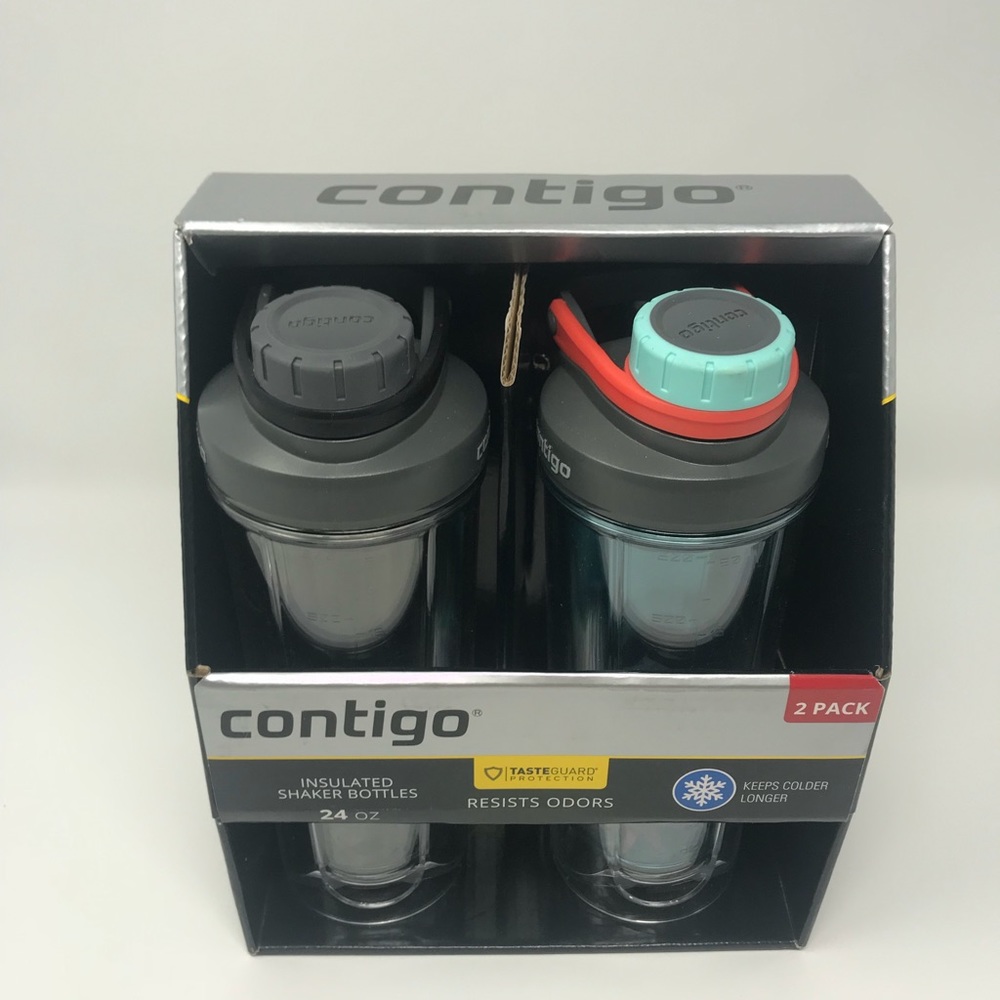 2 pack 24 oz contigo shaker bottles